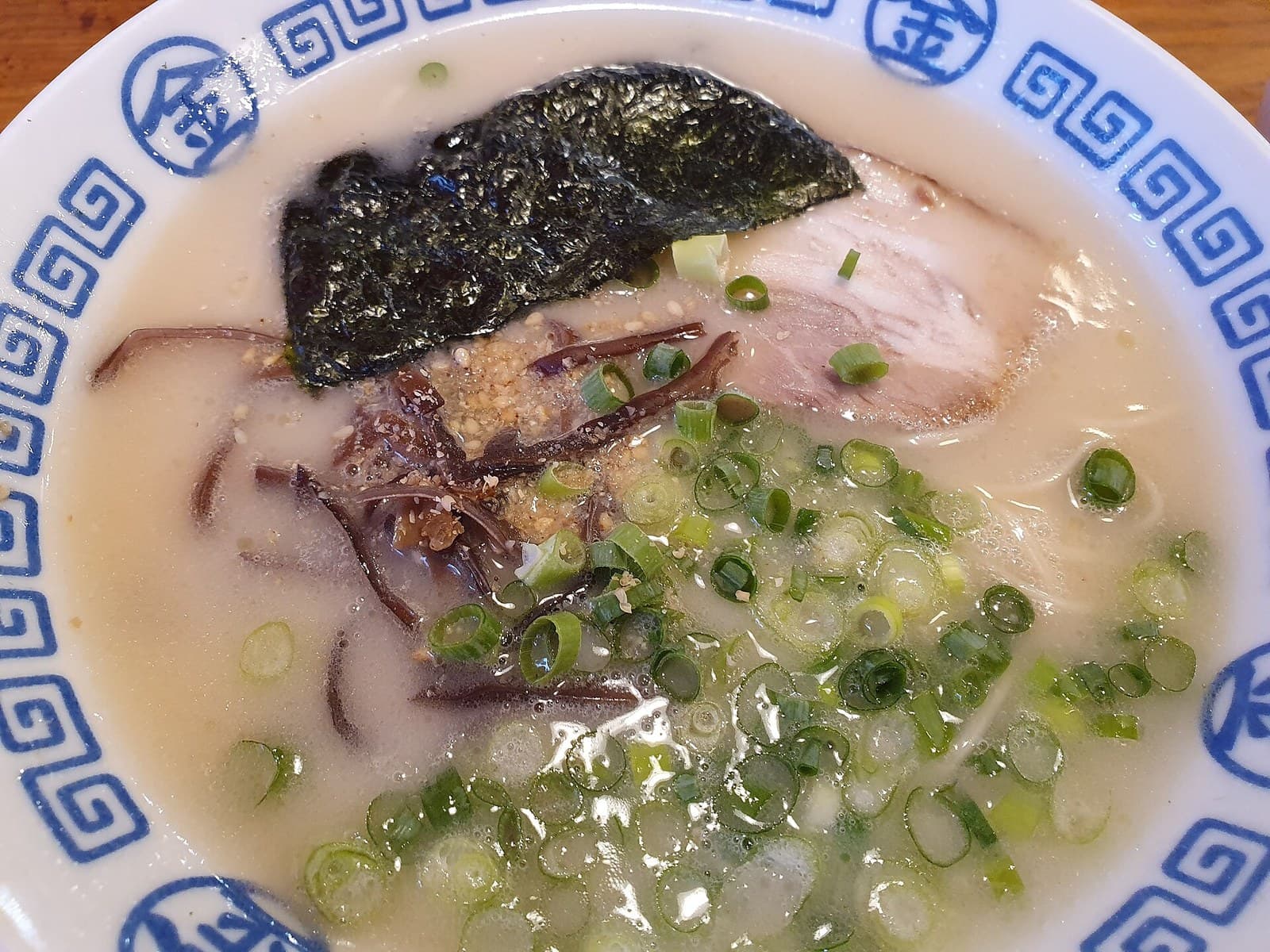 Tonkotsu ramen in Tokyo — creamy pork-bone broth